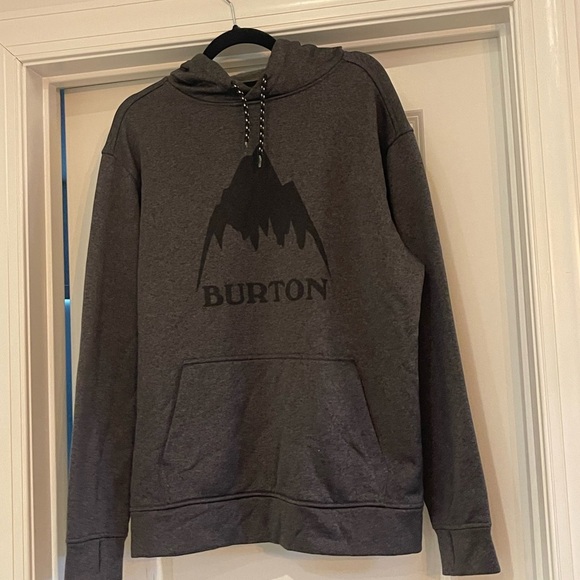 Burton Other - Burton Gray Sweatshirt with Mountain Logo